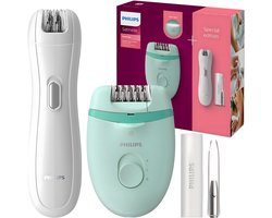 Philips Satinelle Essential BRP529/00 epilator Groen