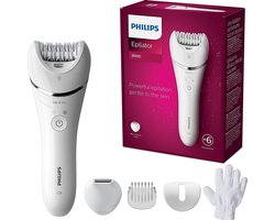 Philips Series 8000 BRE715/00 - Wet & Dry - Epilator voor vrouwen - Wit