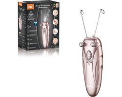 RAF - Elektrische Hair Remover – Draad Epilator – 7000RPM – Gezicht & Fijne Haartjes – Roze – Inclusief Accessoires