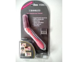 Shinelco - Mini-Epilator/Tondeuze op batterijen en met kleine borstels