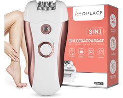Shoplace 3 in 1 Epileerapparaat dames - Epilator - Epilady - Ladyshave - Ontharingsapparaat - Scheerapparaat - Eeltverwijderaar - Kerst