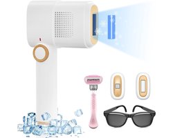 VIN® Laser Ontharingsapparaat – Haarverwijderaar IPL Technologie – Ontharingsapparaat - Epileerapparaat Voor Vrouwen – Inclusief Scheermesje en Beschermbril