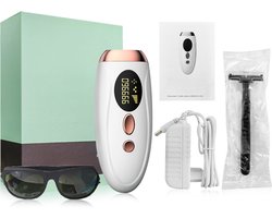 Vitalis Laser Epilator - Pijnloze Ontharing - Voor Vrouwen en Mannen - Gebruik op Lichaam, Benen, en Oksels - Langdurig Resultaat