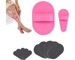Ynkkvre – Harsverwijderingspad – pijnloze haarverwijderingspons – draagbare lichaamsverzorging – navulpads voor haarverwijderingsapparaten – fysiek haarverwijderings- en depilatiehulpmiddel