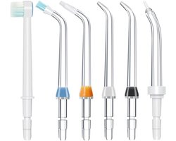 6 Stuks Orale Irrigator Sproeiers Set - Vervangende Jettips voor Waterflosser