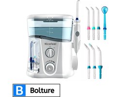 Bolture Waterflosser - Monddouche - Tandsteen Verwijderen Elektrisch - Tandplak verwijderaar - Tandenflosser Flosapparaat - 1L