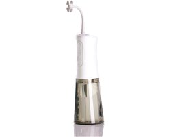 CorpCare MiracleSmile Elektrische Monddouche – Oplaadbaar, Instelbare Waterdruk, H‑vormige Reiniger, Compact & Waterdicht, Ideaal voor Gevoelig Tandvlees