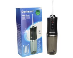 Denterest Waterflosser - Elektrische Monddouche - Draadloos en Oplaadbaar - Inclusief 4 opzetstukken