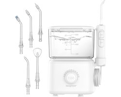 Elektrische tussendoorreiniger met 10 drukniveaus en 600 ml waterreservoir voor optimale mondverzorging