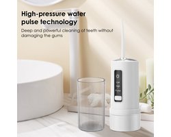 Elektrische waterflosser, draagbare monddouche voor thuis, tandsteenverwijderaar, waterflosser, mondspoelapparaat.