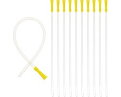 Flexibele Klysmahulpmiddelen - Set van 10 - Zacht Materiaal met Ronde Tip - 40 cm Lengte - Universele Maat voor Irrigators