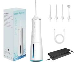 [Flexpert] [waterflosser] [tandenflosser] [monddouche] [wit] [draadloos] [4 standen] [320ml water reservoir]