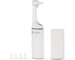 OptiSmile Dental Polisher - Thuis Zelf Tanden Polijsten - Polijstset incl. 5 Opzetstukken en Reisetui - Voor Wittere Tanden - Verwijdert Vlekken en Tandplak