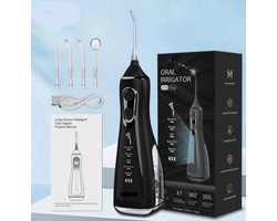 Orale Irrigator - Draagbare Waterflosser met 5 Snelheden en 350ml Reservoir | Waterdichte Tandreiniging met IPX6 | Tand Scaler en Mondhygiëne