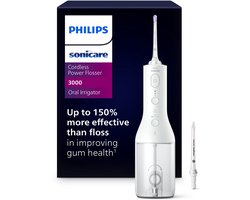 Philips Sonicare Cordless Powerflosser Series 3000 - Waterflosser - Wit - HX3826/31