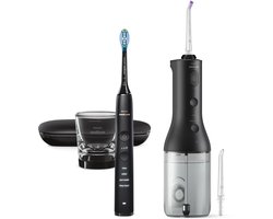 Philips Sonicare DiamondClean 9000 - Elektrische tandenborstel - Waterflosser - Zwart- HX3886/43