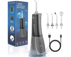 Professionele Waterflosser voor Optimale Mondhygiëne - Draagbare monddouche met Drie Reinigingsmodi