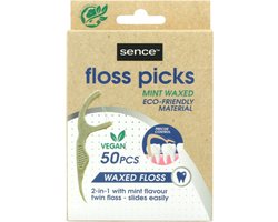 Sence Fresh Flosser 2 in 1 Bamboo 50 stuks