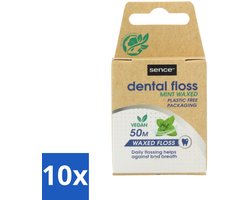 Sence - Fresh Mint - Flosdraad - Verfrissend - 50 meter - Bulkverpakking - 10 stuks