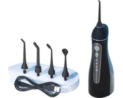 Tandarts Draagbare Monddouche Met Reistas Water Mond Flossen Usb Oplaadbare 5 Waterstralen 200Ml Water Tank Waterdicht Anti Plak Mond Tanden Reiniger