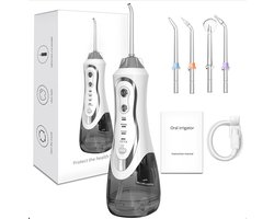 Tandenflos apparaat - Waterflosser voor tussen de tanden - Snel en schone tanden binnen een oogomblik - Wit