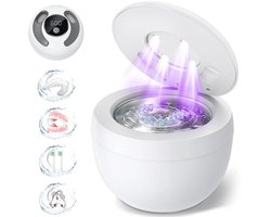 Tandenflosser - waterflosser - elektrische tandenborstel - 4 standen - ultrasoon - gebitsreinigingsapparaat - met UV-reinigingsfunctie - digitale timer - 45 kHz gebitsreinigingskamer - geschikt voor kunstgebitten, sportbitjes, nachtbeugels, beugels,