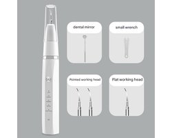 Ultrasoon tandenreinigingsapparaat, elektrisch tandenreinigingsapparaat, apparaat voor het bleken van tanden thuis - wit