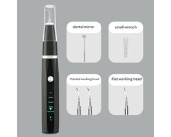 Ultrasoon tandenreinigingsapparaat, elektrisch tandenreinigingsapparaat, apparaat voor het bleken van tanden thuis - Zwart