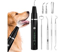 Vitdipy - Waterflosser Draadloos - Monddouche - 5 Standen - Oplaadbaar - Waterflosser draadloos - Tandsteen & Tandplak Verwijderaar - Zwart