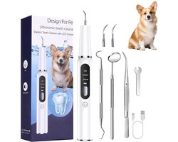 Vitdipy - Waterflosser Draadloos - Monddouche - Oplaadbaar - Waterflosser draadloos - Tandsteen & Tandplak Verwijderaar - Hondentandenborstel - Wit