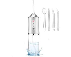 Vitdipy - Waterflosser - Monddouche - Draadloze Monddouche - Flos - Flosser - Waterflosser draadloos - Tandsteen & Tandplak Verwijderaar - Wit