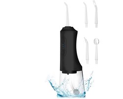 Waterflosser - Monddouche - Water Flosser - Draadloos en Oplaadbaar - Opzetstukjes - 3 Standen - Krachtig - Wit