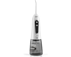 Waterflosser - Tandreiniger - 300ML - 5 Mondstukken - USB Oplaadbaar Elektrische Monddouche - IPX7 - Flosapparaten - Lange Batterijduur - Draadloze Water Flosser - Wit