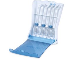 Waterflosser Vervangingstips in Opbergcase - Classic, Orthodontische en Plaque Seeker Tips - 6 Stuks