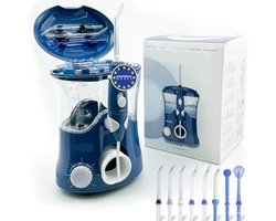 WNHB® Water flosser professioneel met 8 opzetstukken en 10 standen voor effectieve mondverzorging