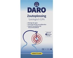 6x Daro Fysiologische Zoutoplossing 10 stuks