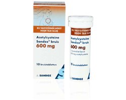 Acetylcyste ne Sandoz bruis 600 mg