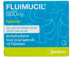 Fluimucil Tabletten 600mg - 3 x 10 tabletten