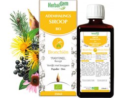 HerbalGem - Ademhalingssiroop - 250ml - Bij belemmering van de luchtwegen