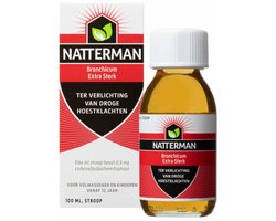 Natterman Hoestdrank Bronchicum Extra Sterk Met Codeïne - 3 x 100 ml