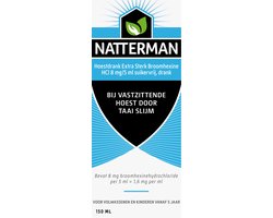 Natterman Hoestdrank Broomhexine Sterk - Anti-hoestmiddel - 150 ml