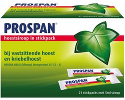 Prospan Hoestsiroop Sticks - 1 x 21 sachets