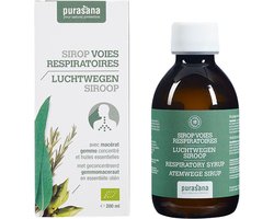 Purasana Puragem luchtwegen siroop /voies respiratoires bio (200ml)