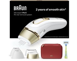 Braun IPL Silk-expert Pro 5 PL5382 - Ontharingsapparaat - inclusief Etui, Venus Scheersysteem en 4 koppen