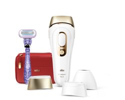 Braun Silk-expert Pro Silk·expert Pro 5 PL5267 IPL Voor Vrouwen, Voor Blijvend Zichtbare Ontharing Thuis, Wit/Goud