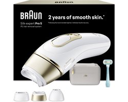 Braun Silk·expert Pro 5 - IPL ontharingsapparaat - PL5311 - Haarverwijdering Voor Thuis - 3 Opzetstukken
