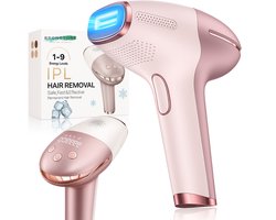 BronStore® Laser Ontharingsapparaat met Ice Cooling - IPL Ontharing Apparaat - Epileerapparaat Dames & Heren - Ontharingsapparaten - Inclusief 9 Intensiteiten & 999.999 Flitsen