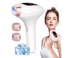 Chanella IPL Slim - Laser Ontharingsapparaat - Voor Mannen en Vrouwen - 9 Verschillende Standen - IPL Ontharingsapparaten - Ontharen voor Thuis - Magnetische Opzetstukken - Ice-coolfunctie - Beschermbril – Scheermes - Langdurig Haarvrij