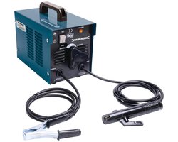 Elektrode lasapparaat - Lasapparaat inclusief toebehoren - Staal lassen - Traploze stroomregeling - 100 A - Grijs