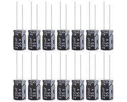 Elektrolytische Condensatoren 220uF 35V 8x12mm - Verpakking van 15 Stuks